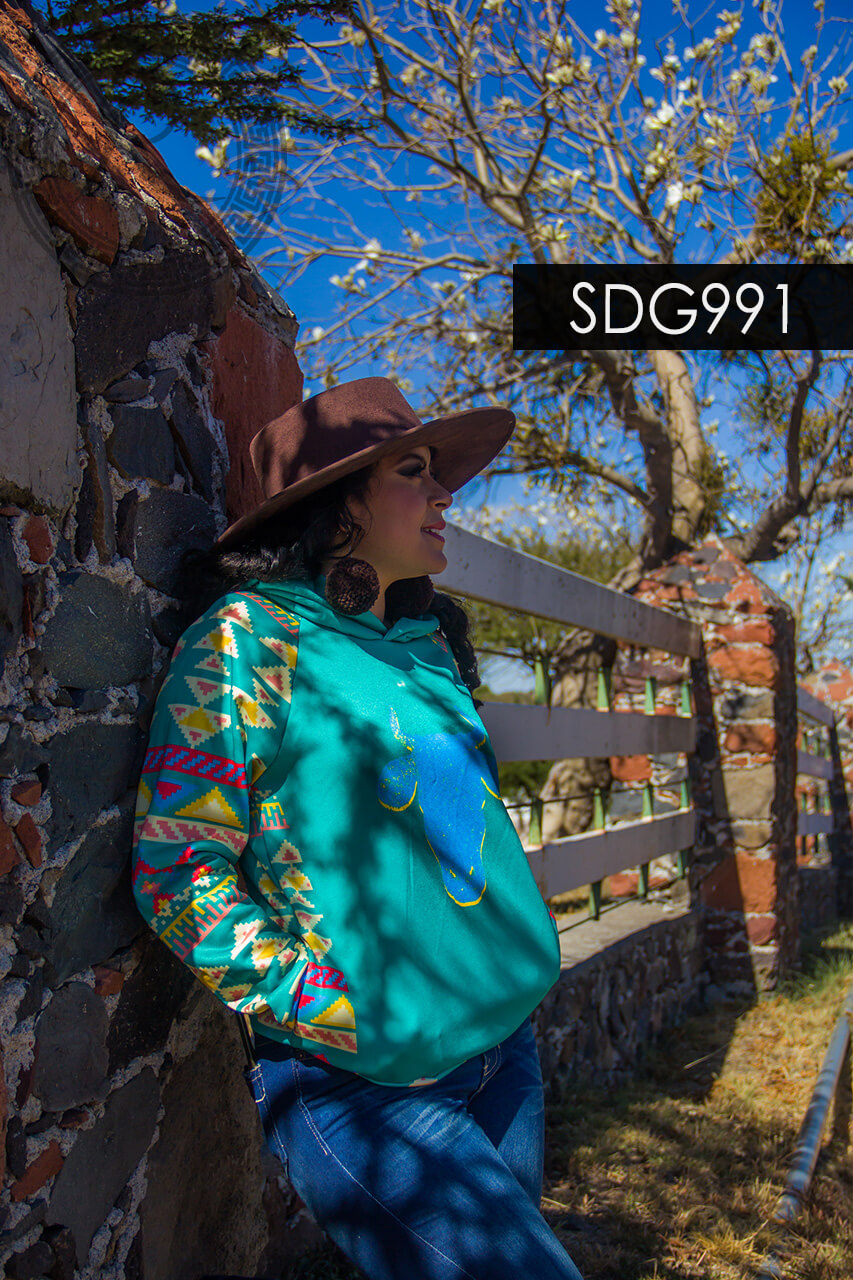 SUDADERA CON GORRO - SDG991